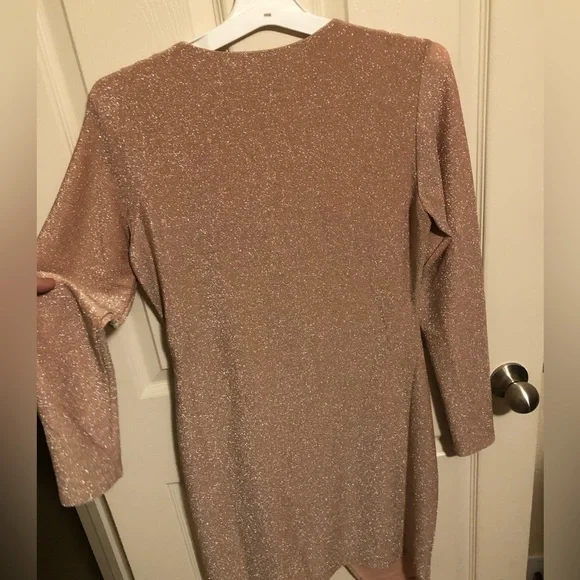 Amaryllis, gold shimmery dress - Picture 3 of 4